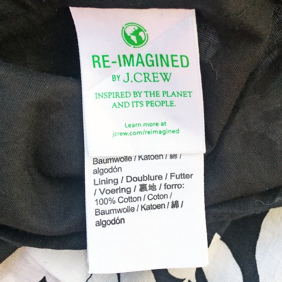 J. Crew Black and White Floral Maxi Dress - Picture 11 of 12